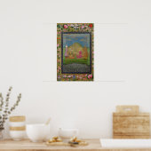 Humayun und Akbar mit einem Besuch Poster (Küche)