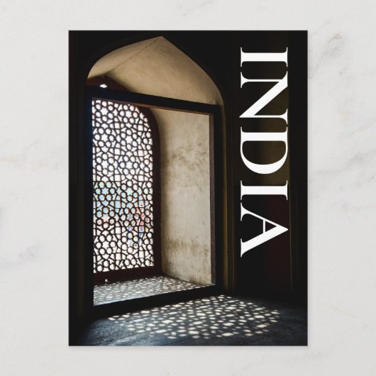 Humayun's Grab in Neu-Delhi Postkarte (Vorderseite)