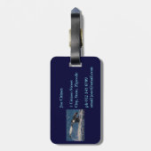 Humback Wal-Gepäck-Umbau - Schwanz-Plattfisch Gepäckanhänger (Rückseite vertikal)