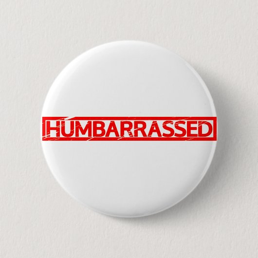 Humbarrassed-Briefmarke Button (Vorderseite)
