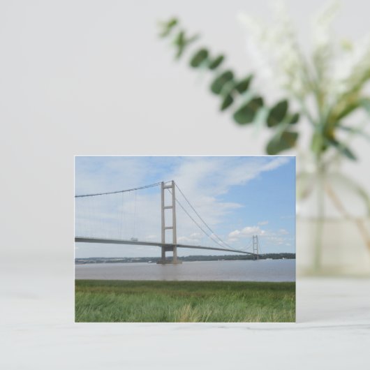 Humber Bridge 2018 Color Postcard Postkarte (Stehend Vorderseite)