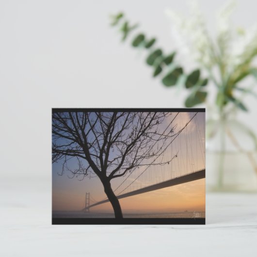 Humber Bridge #4 [Postcard] Postkarte (Stehend Vorderseite)