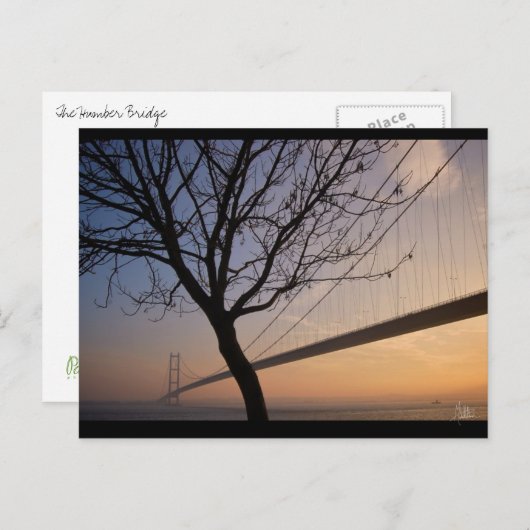Humber Bridge #4 [Postcard] Postkarte (Vorne/Hinten)