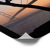 Humber Bridge #4 [Print] Vertikal Poster (Ecke)