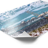 Humber Bridge Fotodruck (Ecke)