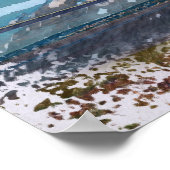 Humber Bridge Impressionistische Landschaft Poster (Ecke)