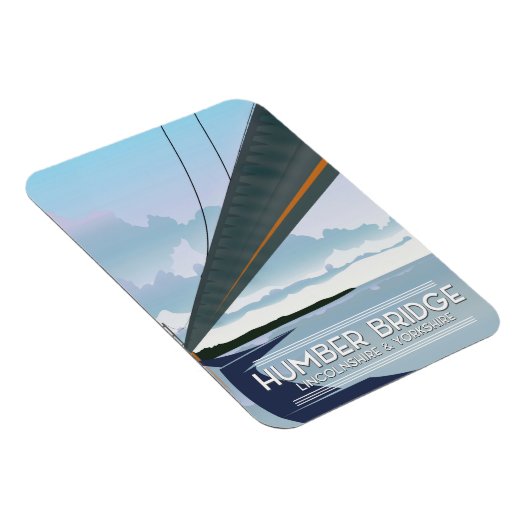 Humber Bridge, Lincolnshire & Yorkshire Magnet (Rechte Seite)