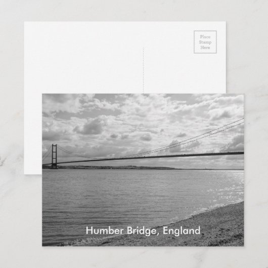 Humber Bridge Postcard Postkarte (Vorne/Hinten)