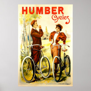 Humber Cycles Fahrradposter Poster
