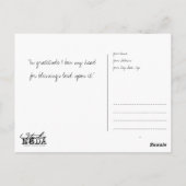 Humble Angel Postkarte (Rückseite)