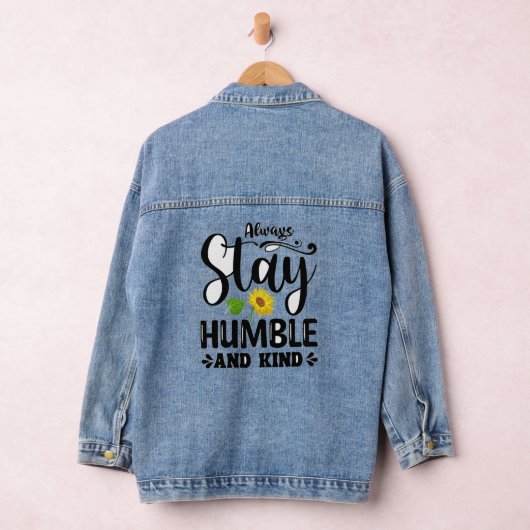 Humble Asf-Minimalistische Anweisung für ein gedec Jeansjacke (Hangar)