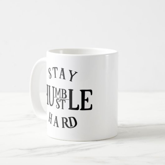 Humble Asf-Minimalistische Anweisung für ein gedec Kaffeetasse (Vorderseite Links)