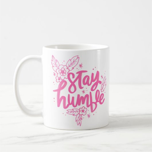 Humble Asf-Minimalistische Anweisung für ein gedec Kaffeetasse (Links)