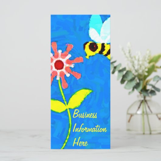 Humble Bee 2012 Calendar Lesezeichen Rack Card (Stehend Vorderseite)