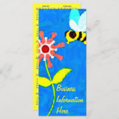 Humble Bee 2012 Calendar Lesezeichen Rack Card (Vorne/Hinten)