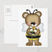 Humble Bee Baby Bear Postkarte (Vorne/Hinten)