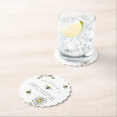 Humble Bee Birthday Party Custom Untersetzer (Vor Ort)