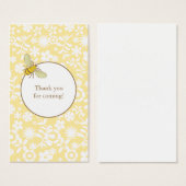 Humble Bee Favor Tag (Vorne & Hinten)