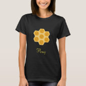 Humble Bee Honeycomb & Calligraphy T - Shirt (Vorderseite)