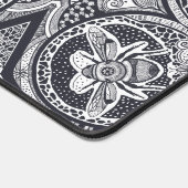 Humble Bee Mandala Schreibtischunterlage (Ecke)