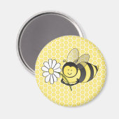Humble Bee mit Daisy Magnet (Vorderseite/Rückseite)