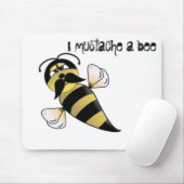 Humble Bee mit Mustache Mousepad (Mit Mouse)