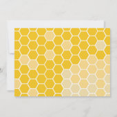 Humble Bee Themed Birthday Vielen Dank Karten (Rückseite)