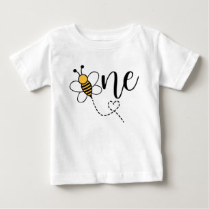 Humble Bee Themed ONE 1. Geburtstag Baby T-shirt