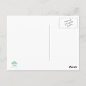 Humble Bee with Daisy Danke, Postcard Postkarte (Rückseite)