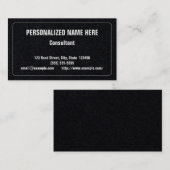 Humble, Berufliche Visitenkarte (Vorne/Hinten)