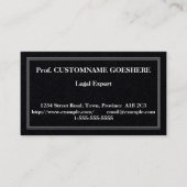 Humble Berufliche Visitenkarte (Vorderseite)