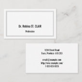 Humble Berufliche Visitenkarte (Vorne/Hinten)