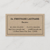 Humble Berufliche Visitenkarte (Vorderseite)