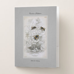 Humble Botanical on Linen Bewerbungsmappe