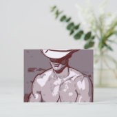 Humble Cowboy Postkarte (Stehend Vorderseite)