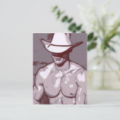 Humble Cowboy Postkarte (Stehend Vorderseite)