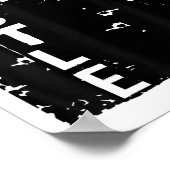 Humble Hustle Insrational Motivational Entrepreneu Poster (Ecke)