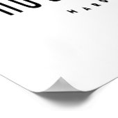 Humble Hustle Poster (Ecke)