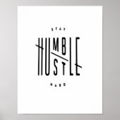 Humble Hustle Poster (Vorne)