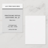 Humble, minimale Visitenkarte (Vorne/Hinten)