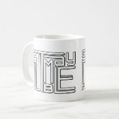 HUMBLE motivierend und inspirierend bleibe Kaffeetasse (Vorderseite Links)