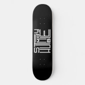 HUMBLE motivierend und inspirierend bleibe Skateboard (Vorderseite)