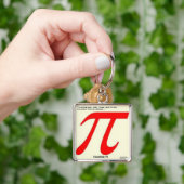 Humble Pi R Square Funny Schlüsselanhänger (Hand)