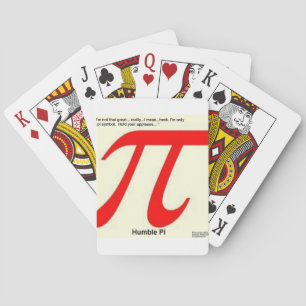 Humble Pi R Square Funny Spielkarten