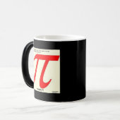 Humble Pi R Square Funny Verwandlungstasse (Vorderseite Links)