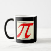 Humble Pi R Square Funny Verwandlungstasse (Links)