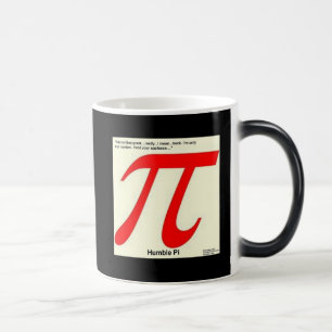 Humble Pi R Square Funny Verwandlungstasse
