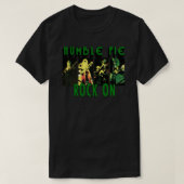 Humble Pie Rock auf klassischem T - Shirt (Design vorne)
