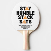 HUMBLE STACK SATS Crypto bleibe Tischtennis Schläger (Vorderseite)