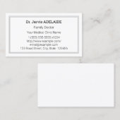 Humble und Minimalistische Visitenkarte (Vorne/Hinten)